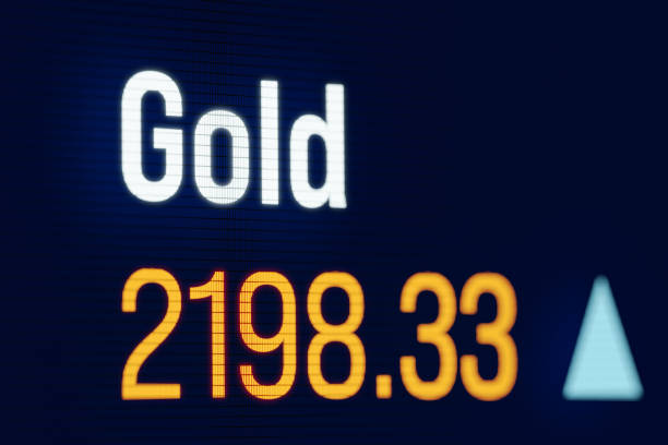 istock Gold price rises, precious metal. 2164645445