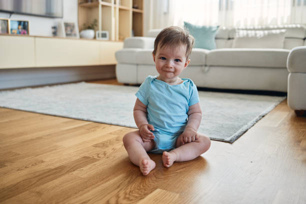 istock Cheerful baby boy 2164647546