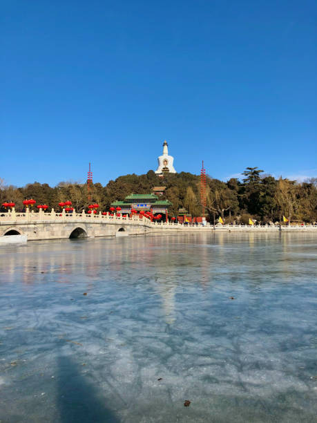 istock Frozen Beauty at Beihai Park During Spring Festival 2164655487