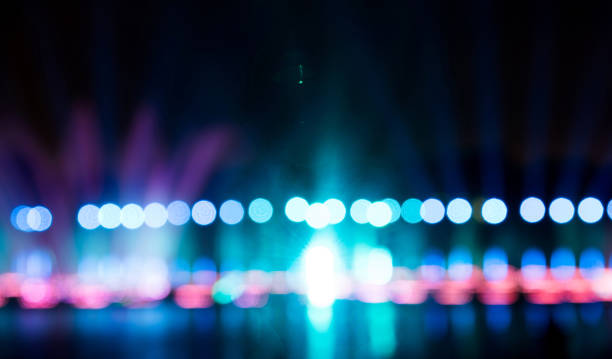 istock Abstract defocused lights by the lake 2164656468
