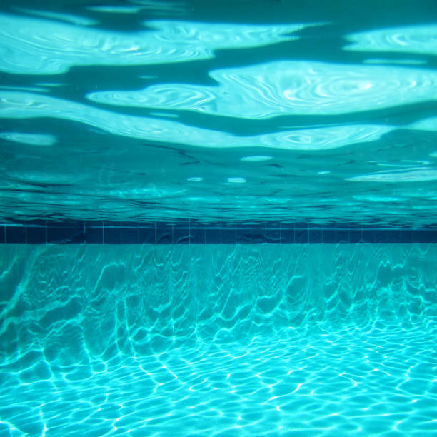 Underwater swimming pool view