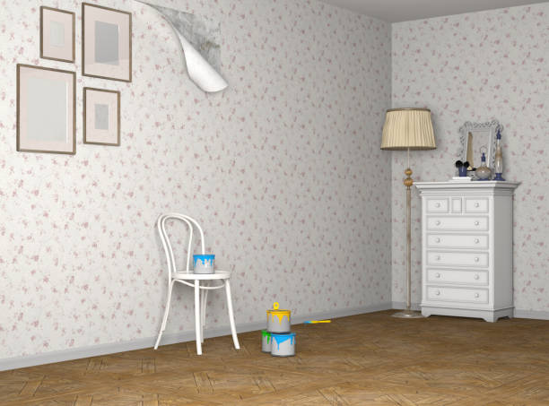 istock image shows a room being renovated 2164664402