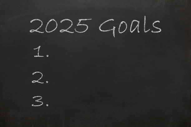 istock New year 2025 resolutions goal blackboard 2164664649