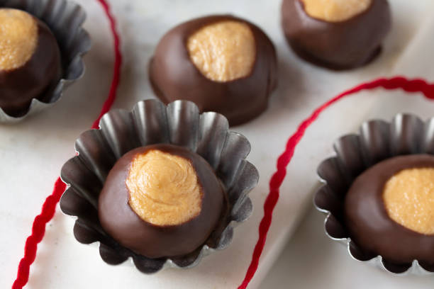 Buckeye Chocolate and Peanut Butter Candies / Chocolates