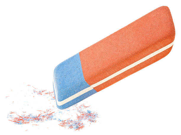 istock Colored eraser isolated on a white background. Eraser and eraser scrap. 2164681846