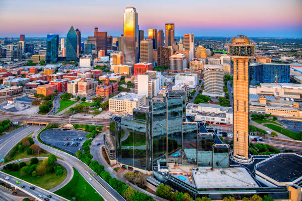 istock Downtown Dallas Skyline Aerial 2164686007