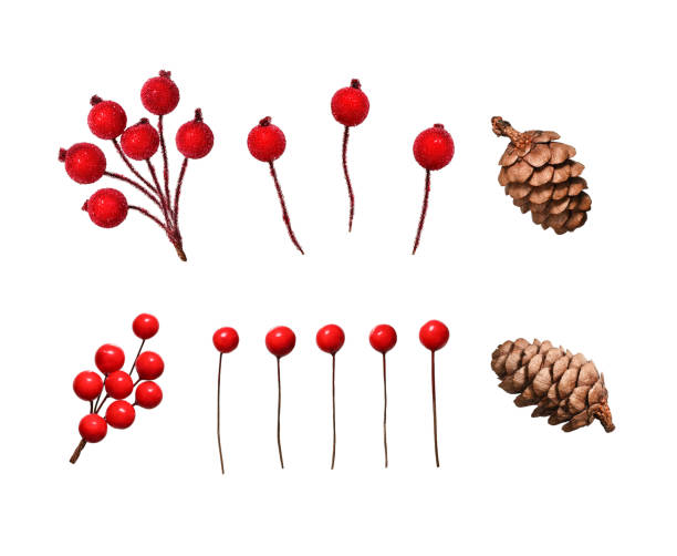 istock A set for decorating Christmas arrangements. 2164686038