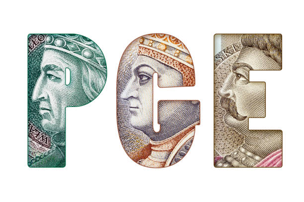 istock PGE Text Made of Polish Banknotes Isolated 2164697157