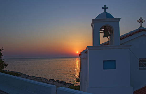 istock Beautiful sunrise on Samos island, 2164701725