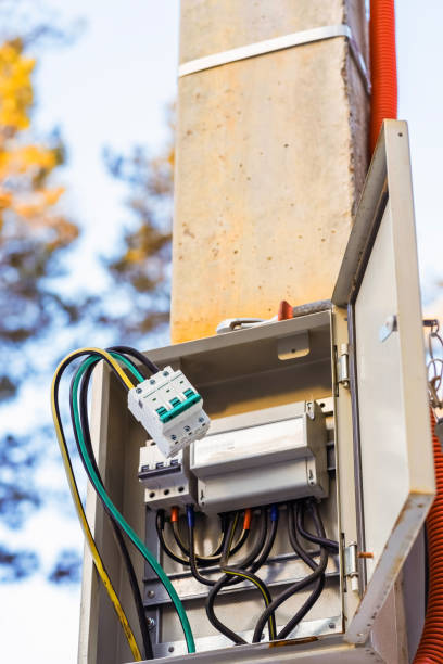 istock Electricity equipment. Fuse box. 2164711012