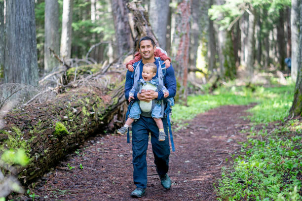 istock Father Hiking with Kids 2164714219