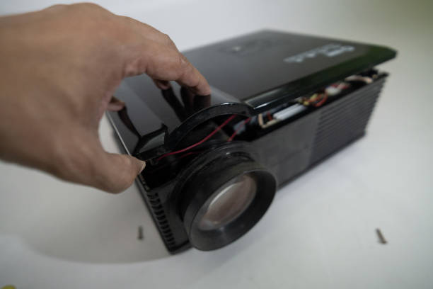 istock Video, gaming, film and multimedia projector that also works on computers 2164714339