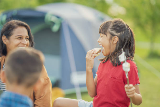 istock Family Camping 2164719804