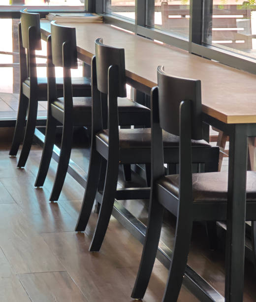istock Tables and chairs in the coffee room 2164729698
