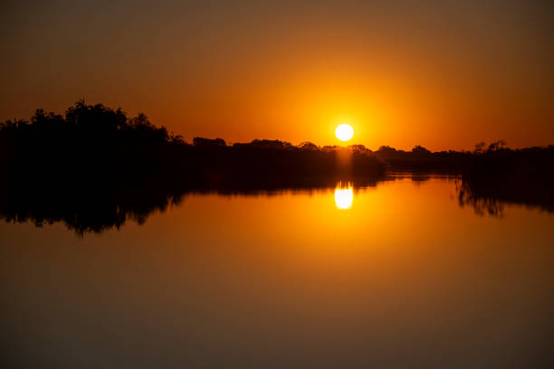 okavango delta, river, marsh, wetland, africa, african landscape, travel, sunset, tree, sky, nature, dusk, blue, morning, red, dawn, horizon, safari, sun, fog, grass, summer, meadow, outdoors, dry, forest, savannah, african landscape moremi okavango, delta, botswana, sunrise, trees, orange, clouds, scenic, light, desert, cloud, silhouette, landscape, field, green, acacia, countryside, water, lake