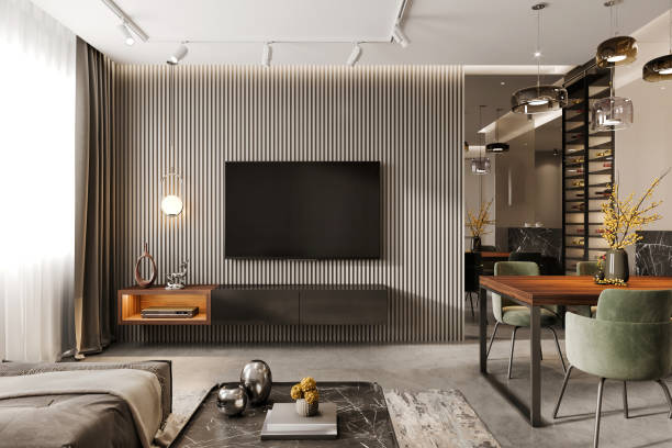istock Modern living room interior 2164743547