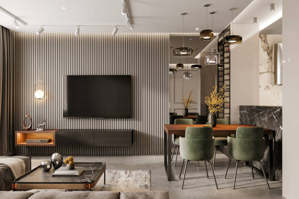 istock Modern living room interior 2164743555
