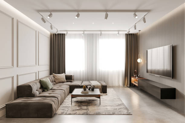 istock Modern living room interior 2164743581