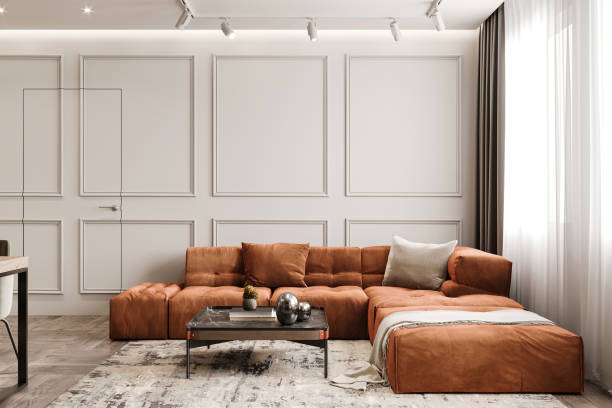 istock Living room with large sofa 2164743586