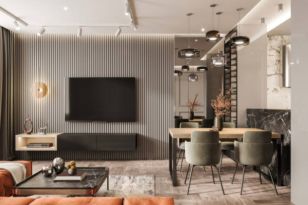 istock Modern living room interior 2164743596