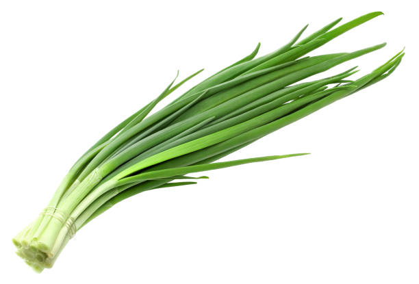 istock bunch of green onion isolated on white background. clipping path 2164744238