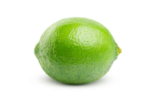 Lime isolated on white stock photo