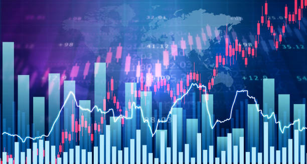 istock Stock market trading graph analysis. forex graph stock market graph chart 2164746522