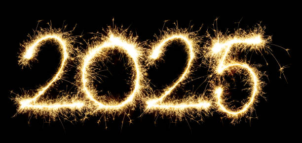 istock 2025 sparks on black background 2164747980