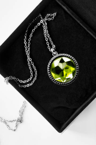 istock Necklace in jewel box 2164751455