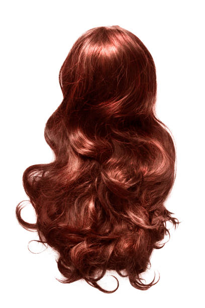 istock Red hair wig isolated 2164751463