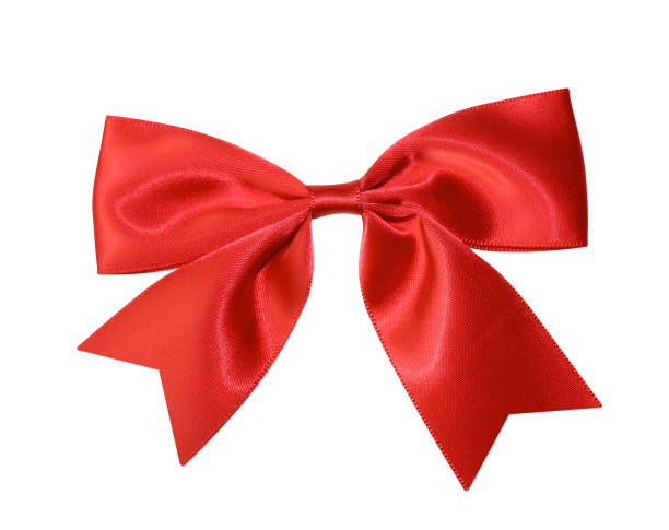 istock Red satin ribbon 2164751469