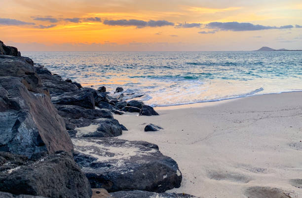 istock Sunset on the beach on Sal 2164751788