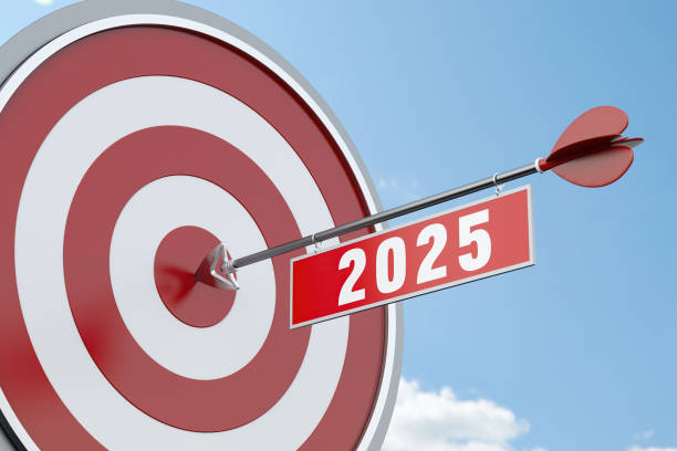 istock New Year 2025 Target Plan. Dart and Arrow 2164757220
