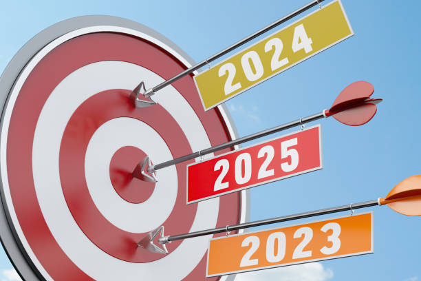 istock New Year 2025 Target Plan. Dart and Arrow 2164757239