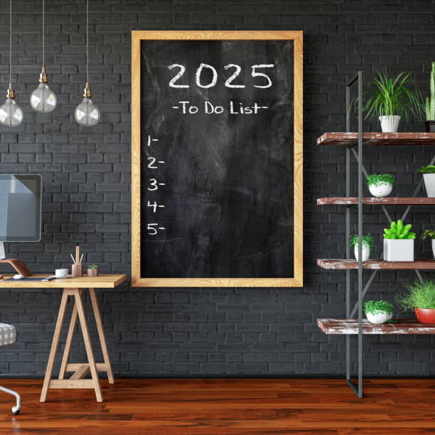 istock 2025 to Do List on Cozy Room's Wall 2164757393