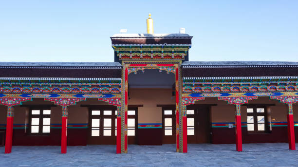 istock Inside view of Matho Gompa or Matho Monastery, Leh, Ladakh, India. 2164758037