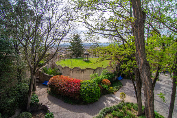 istock Lush garden area in Girona 2164768345