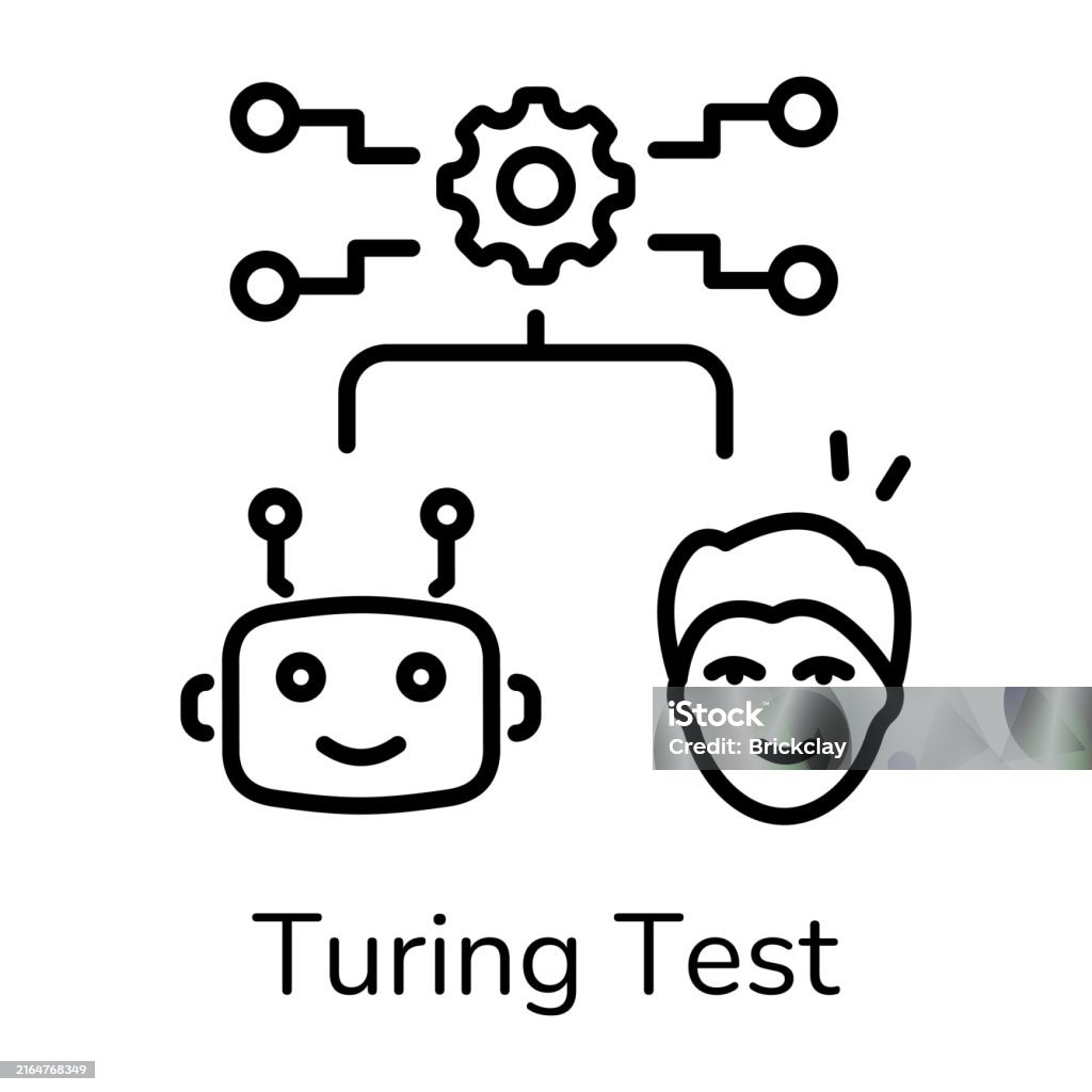 Turing Test Graphics Turing Test Stock Illustration - Download Image Now - Artificial ...