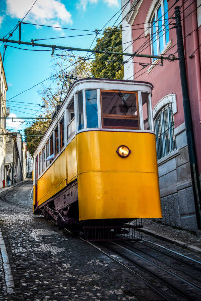 istock Old Tramway In Lisbon, Portugal 2164772298