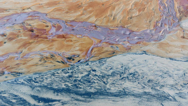 istock Abstract background of oil paint. 2164773071