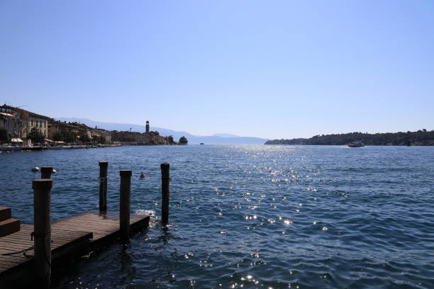 a jetty in Salo on Lake Garda