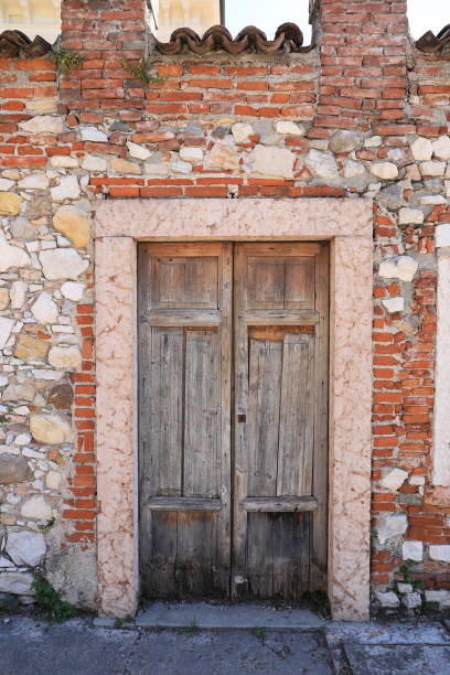 istock an old wooden door 2164780307