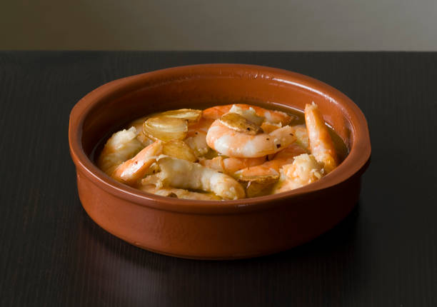 istock Shrimps with garlic and chili 2164784047