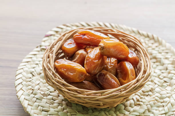 istock Dried dates in a small basket for Ramazan fasting. Healthy eating. 2164786815