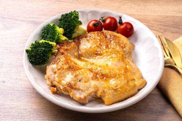 istock Chicken thigh yogurt miso steak 2164790250