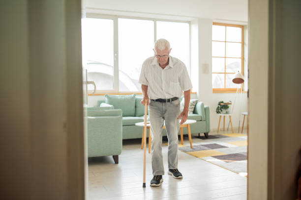 istock Portrait of a senior man at home 2164792256