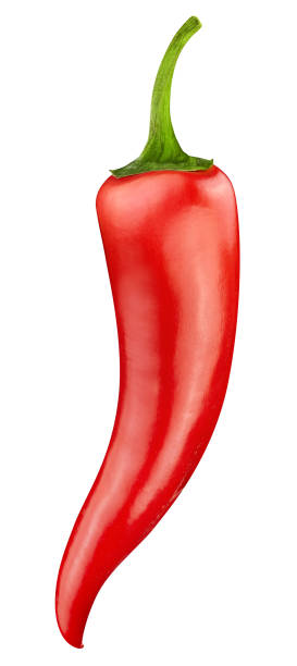 istock Red hot chili pepper isolated on white background 2164797324