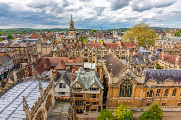 istock Oxford cityscape with medieval architecture, UK 2164799203
