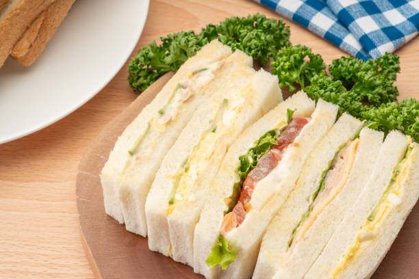 istock Delicious looking mixed sandwiches 2164801364