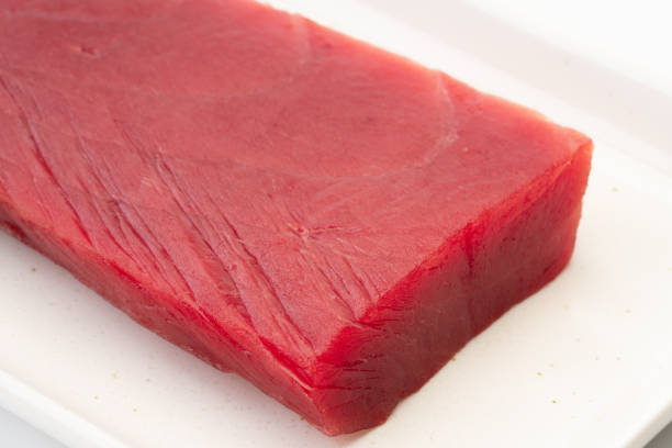 Block of lean tuna